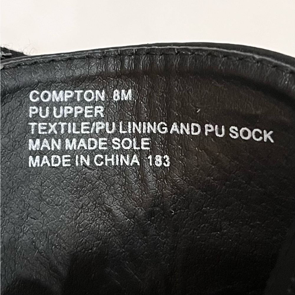 Steve Madden Compton black ankle boots 8 - Picture 8 of 9